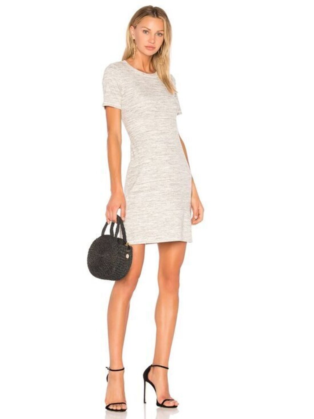 Theory Cherry B3 Dress in Melange Grey $198 M